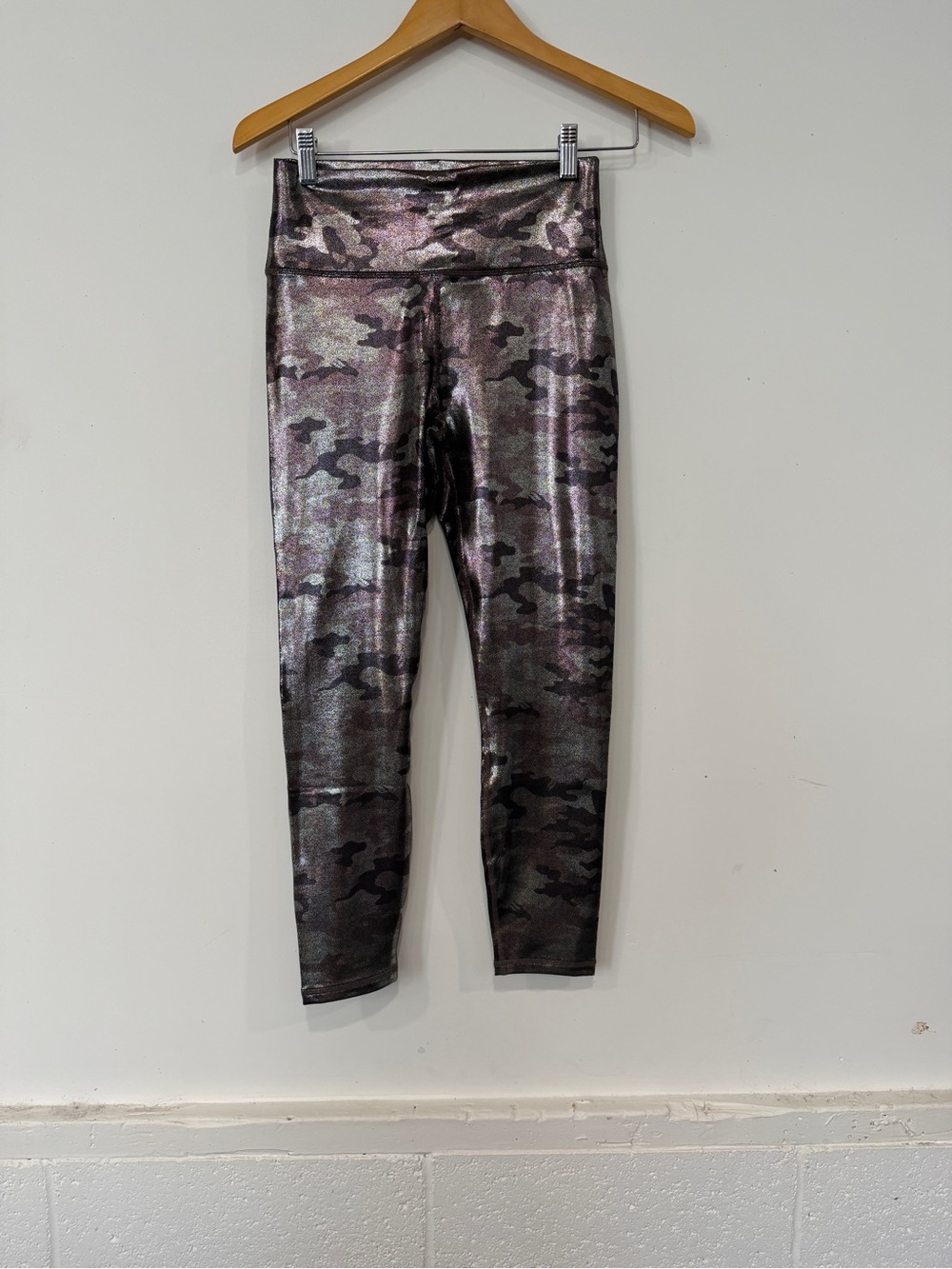 Fabletics Metallic camo powerhold high waisted Leggings